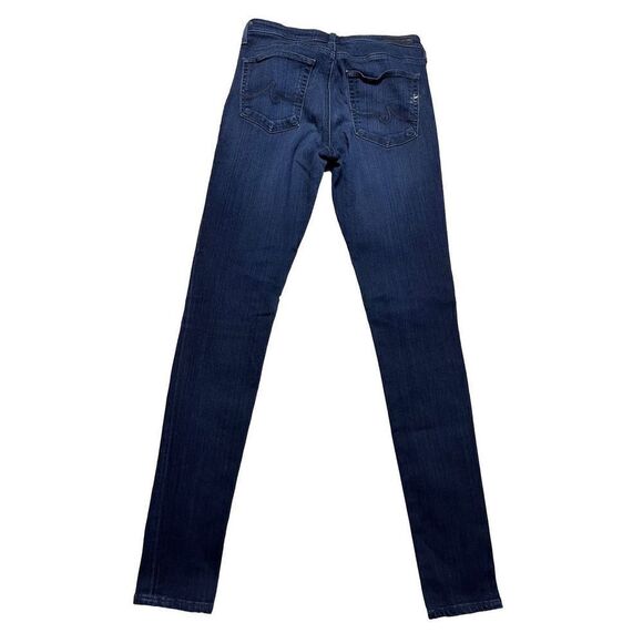 Adriano Goldschmied Women's Skinny Jeans Middi Mid Rise Legging Blue Size 26R - Picture 2 of 6